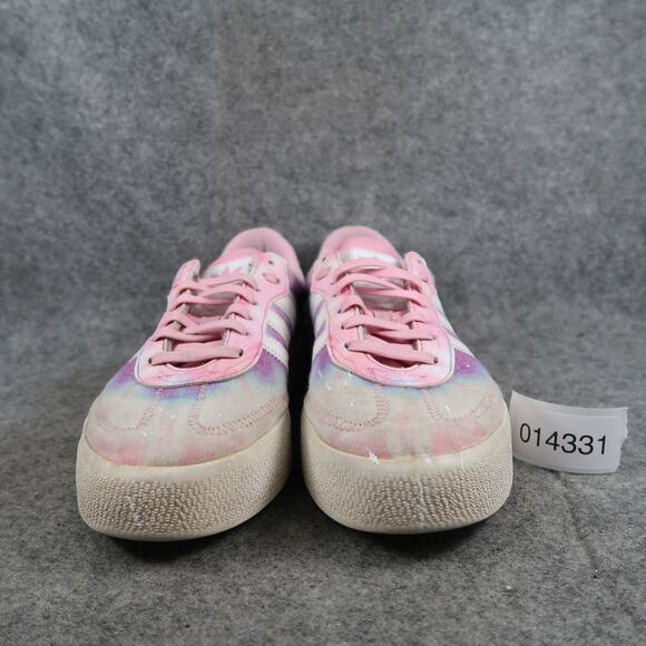 Adidas Shoes Womens 8 Samba Sneaker Lifestyle Platform Pink White Trainer Casual - Picture 3 of 12